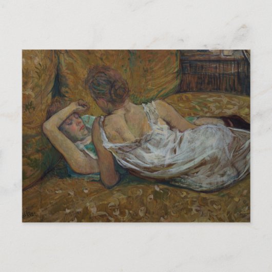 Carte Postale Henri de Toulouse-Lautrec | Deux amis (pastel) (Devant)