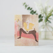 Carte Postale Henri de Toulouse-Lautrec | Le Clowness Cha-U-Kao (Debout devant)