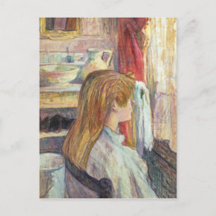 Carte Postale Henri de Toulouse Woman at the Window