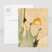 Carte Postale Henri de Toulouse | Yvette Guilbert (Devant / Derrière)