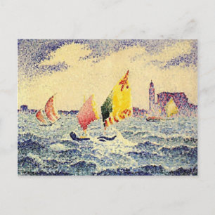 Carte Postale Henri-Edmond Cross-Sailboats près de Chicago