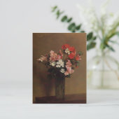 Carte Postale Henri Fantin-Latour - Geraniums (Debout devant)