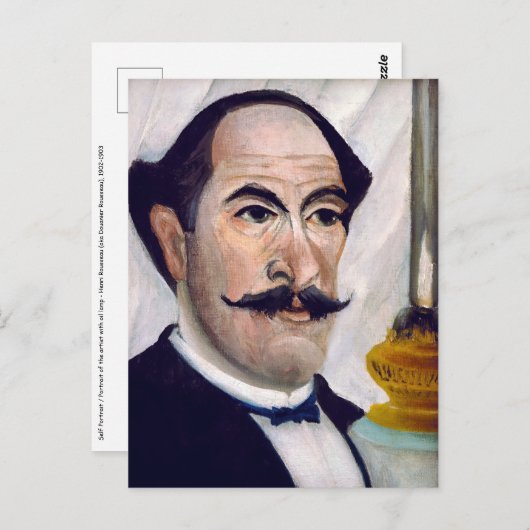 Carte Postale Henri Rousseau - Autoportrait (Devant / Derrière)