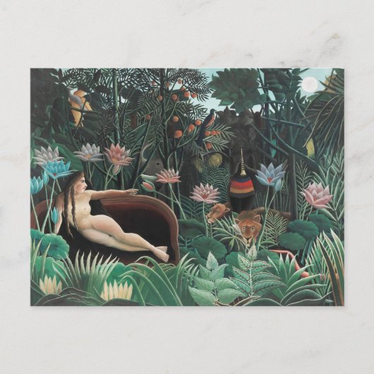 Carte Postale Henri Rousseau Dream 1910 Exposition d'art (Devant)