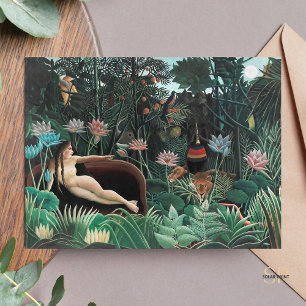 Carte Postale Henri Rousseau Dream 1910 Exposition d'art