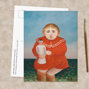 Carte Postale Henri Rousseau - Enfant à la poupée