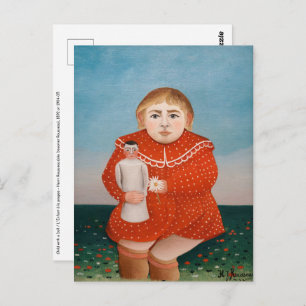 Carte Postale Henri Rousseau - Enfant avec poupée