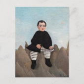 Carte Postale Henri Rousseau - Garçon sur les rochers (Devant)
