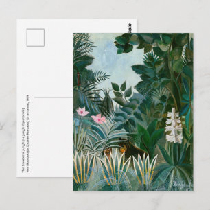 Carte Postale Henri Rousseau - La Jungle équatoriale