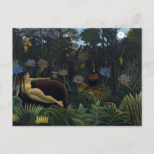 Carte Postale Henri Rousseau - le rêve (Devant)