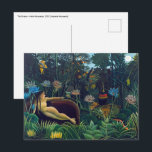 Carte Postale Henri Rousseau - Le Rêve / Le Reve<br><div class="desc">The Dream / Le Reve - Henri Rousseau, 1910 (alias Douanier Rousseau)</div>