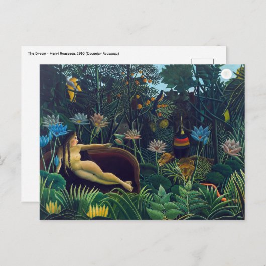 Carte Postale Henri Rousseau - Le Rêve / Le Reve (Devant / Derrière)