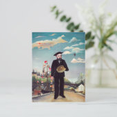 Carte Postale Henri Rousseau - Mon portrait-Paysage (Debout devant)