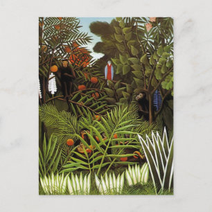 Carte Postale Henri Rousseau - Paysage de la Jungle