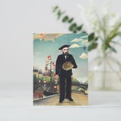 Carte Postale Henri Rousseau - Paysage de mon portrait (Debout devant)