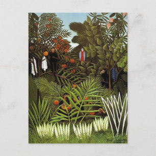 Carte Postale Henri Rousseau - Paysage exotique