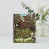 Carte Postale Henri Rousseau - Paysage exotique (Debout devant)