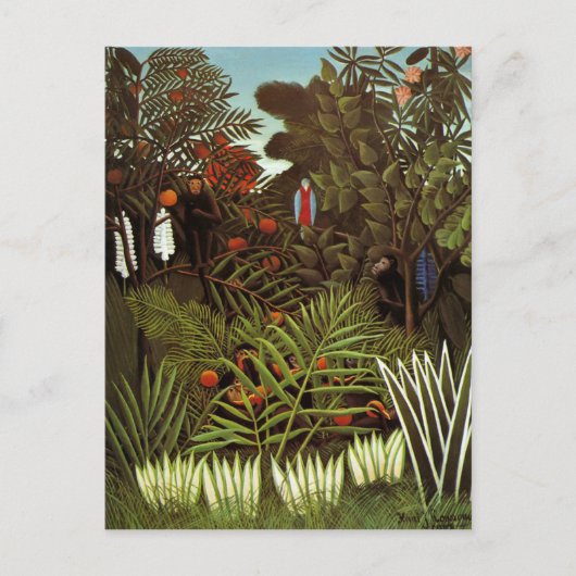 Carte Postale Henri Rousseau - Paysage exotique (Devant)