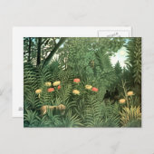 Carte Postale Henri Rousseau Peinture (Devant / Derrière)