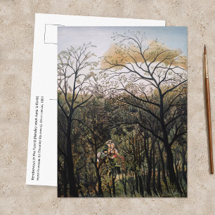 Carte Postale Henri Rousseau - Rendez-vous dans la forêt