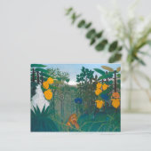 Carte Postale Henri Rousseau restauré Réparation de l'oeuvre du  (Debout devant)