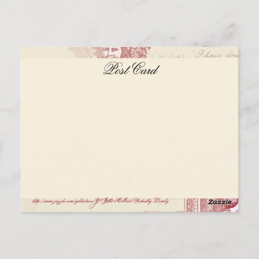 Carte Postale Henrietta (Dos)