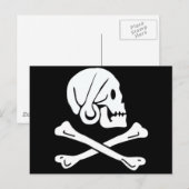 Carte Postale Henry Chaque authentique drapeau de pirate (Devant / Derrière)