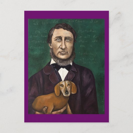 Carte Postale Henry David Thoreau (Devant)
