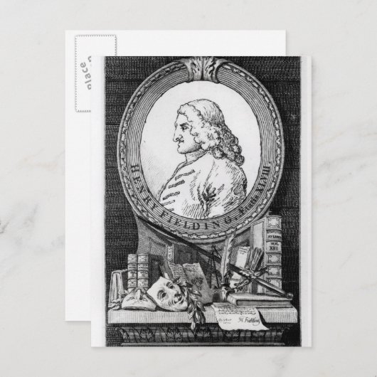 Carte Postale Henry Fielding à l'âge de quarante-huit ans (Devant / Derrière)