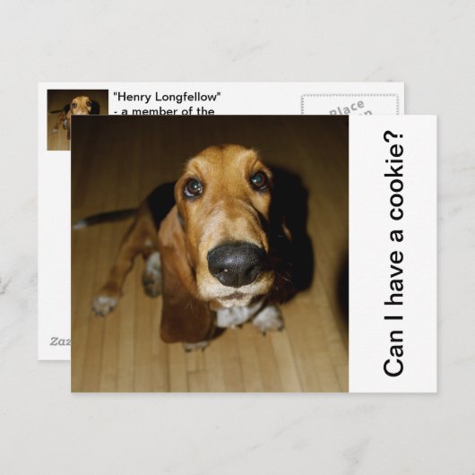 Carte Postale Henry Longfellow (Devant / Derrière)