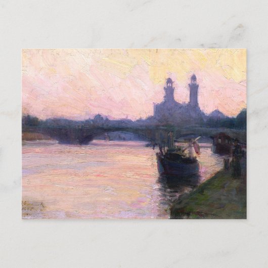 Carte Postale Henry Ossawa Tanner La Seine (Devant)