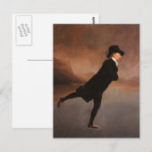 Carte Postale Henry Raeburn - Le ministre du patinage (Devant / Derrière)