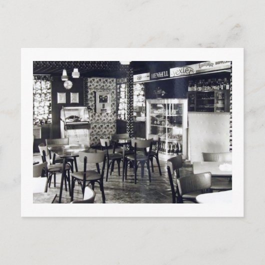 Carte Postale Henry’s Club Bar Jukebox Vintage (Devant)