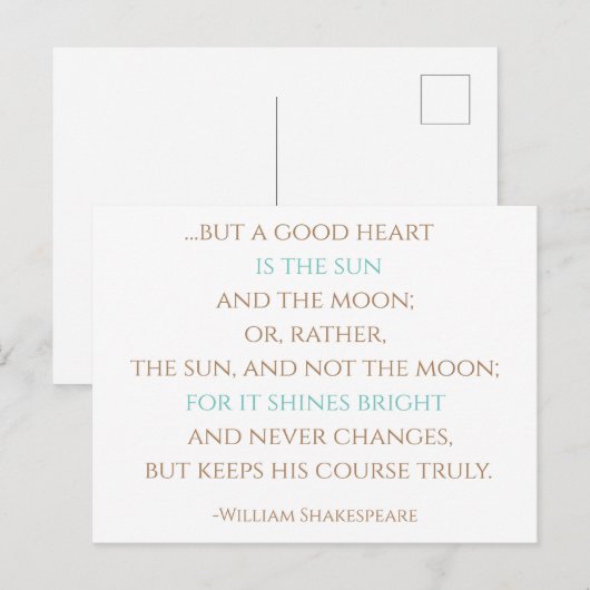 Carte Postale Henry V (Devant / Derrière)