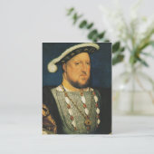 Carte Postale Henry VIII d'Angleterre par Hans Holbein le Jeune (Debout devant)