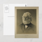 Carte Postale Henry Wadsworth Longfellow Portrait (1888) (Devant / Derrière)