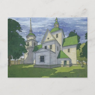Carte Postale Heorhiy Narbut - Église de la Nativité