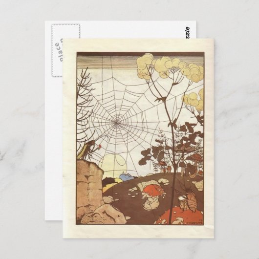 Carte Postale Heorhiy Narbut- 'Fairy Tales : Teremok. Mizgir (Devant / Derrière)