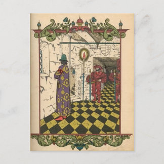 Carte Postale Heorhiy Narbut - Illustration de 'Aigle en bois'