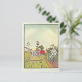 Carte Postale Heorhiy Narbut - 'La grue et le héron. Ours.' (Debout devant)