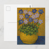 Carte postale Hepatica (Devant / Derrière)