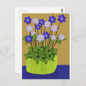 Carte postale Hepatica (Devant / Derrière)