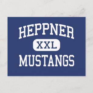 Carte Postale Heppner - Mustangs - Lycée - Heppner Oregon