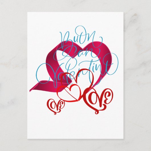 CARTE POSTALE HEPPY VALENTINES (Devant)