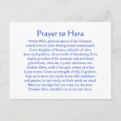 Carte postale Hera (Devant)