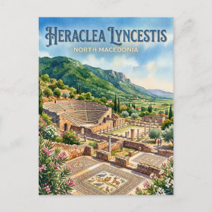 Carte Postale Heraclea Lyncestis Macédoine du Nord