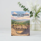 Carte Postale Heraclea Lyncestis Macédoine du Nord (Debout devant)