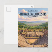 Carte Postale Heraclea Lyncestis Macédoine du Nord (Devant / Derrière)