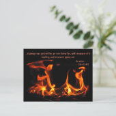 Carte postale Heraclitus Incendie (Debout devant)