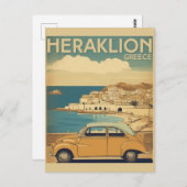 Carte Postale Héraklion, Iraklio. vocation grèce (Devant / Derrière)